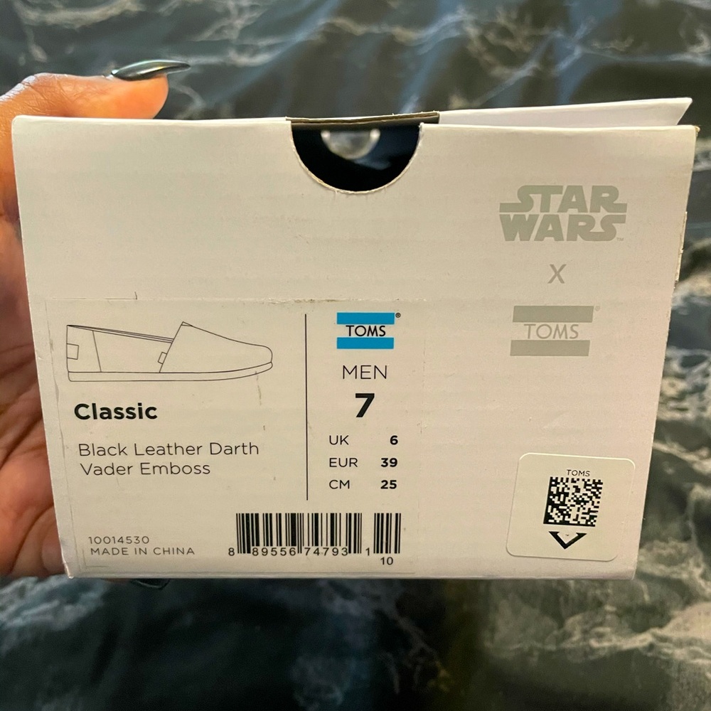 Toms X Star Wars Leather Men’s Size 7